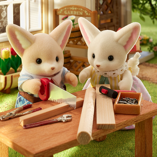 Calico Critters Fennec Fox Family