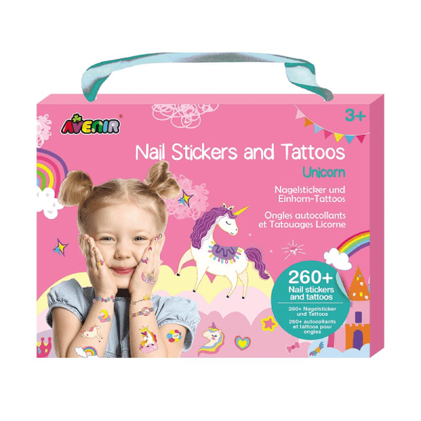 Avenir Nail Stickers and Tattoos - Unicorns