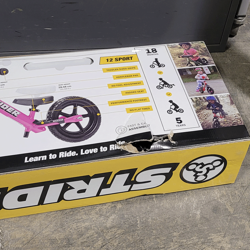 Open Box Strider 12 Sport Balance Bike – Pink