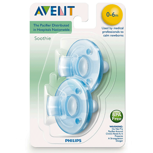 Philips Avent Soothie Pacifier 2 Pack - Blue