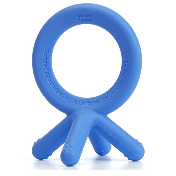 Comotomo Silicone Baby Teether (Blue)