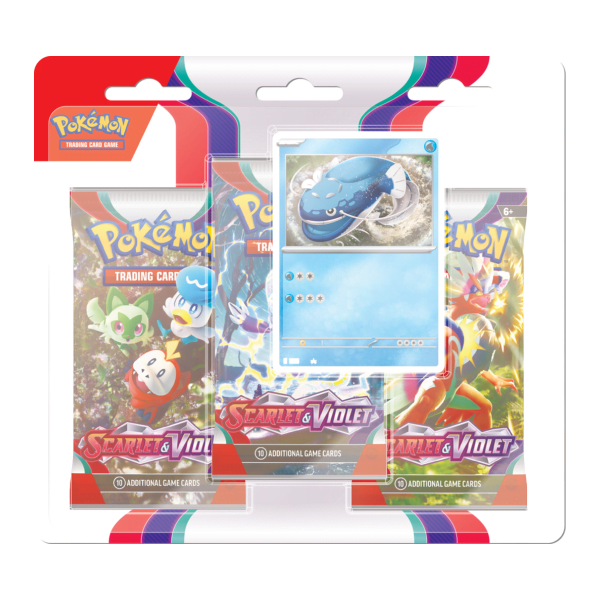 Pokémon TCG Scarlet and Violet Booster 3Pack Blister
