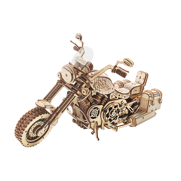 ROKR Cruiser Motorcycle 3D Wooden Puzzle