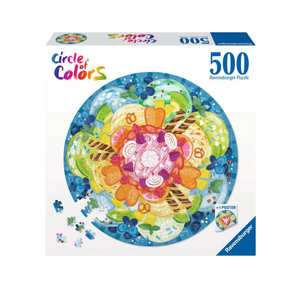 Ravensburger Circle of Colors: Ice Cream 500 Piece Puzzle