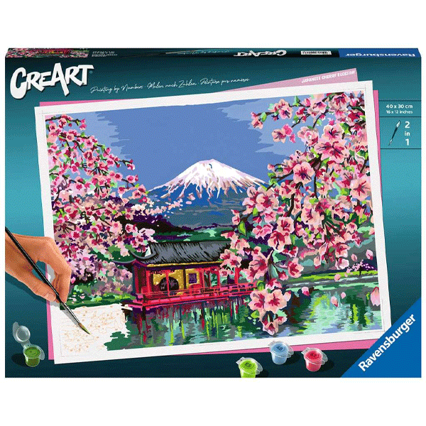 Ravensburger CreArt: Japanese Cherry Blossom - Paint By Numbers