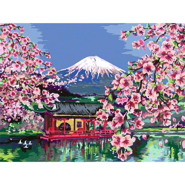 Ravensburger CreArt: Japanese Cherry Blossom - Paint By Numbers