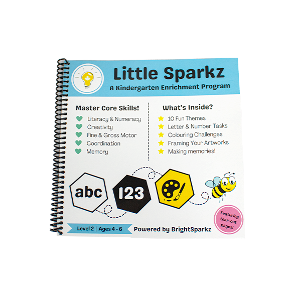 BrightSparkz Tutors - Little Sparkz Kindergarten Enrichment Program - Level 2 Book