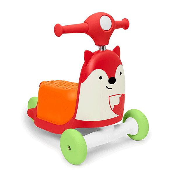 Skip Hop Zoo 3-In-1 Ride-On Toy - Fox