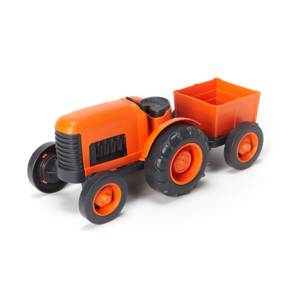 Green Toys Tractor - Orange