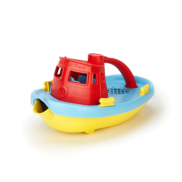 Green Toys Tugboat - Red