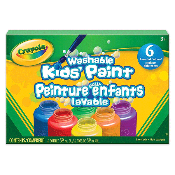 Crayola Washable Kids Paint 6 Count