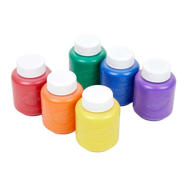 Crayola Washable Kids Paint 6 Count