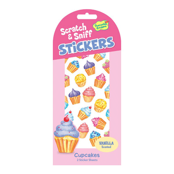 Peaceable Kingdom Scratch & Sniff Stickers - Vanilla Cupcakes