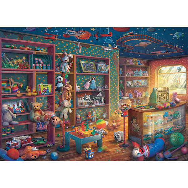 Ravensburger Abandoned Places: Tattered Toy Store 1000 Piece Puzzle