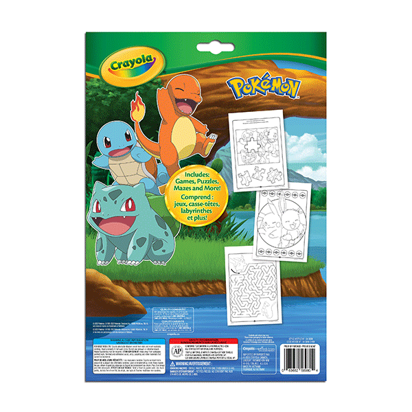 Crayola Colouring & Activity Book - Pokémon