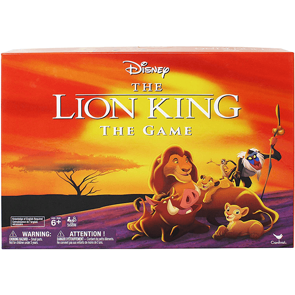 Open Box Cardinal Games Retro '90s Disney Lion King Board Game