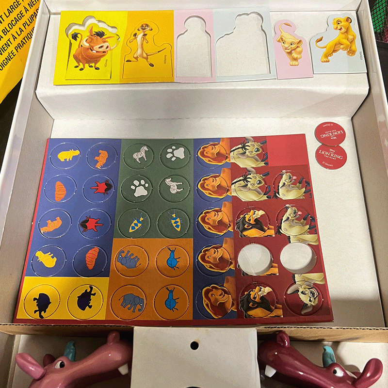Open Box Cardinal Games Retro '90s Disney Lion King Board Game