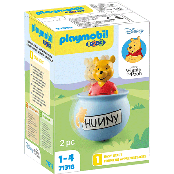 Playmobil 1.2.3 & Disney: Winnie's Counter Balance Honey Pot