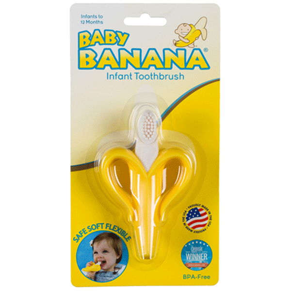 Baby Banana Infant Teething Toothbrush