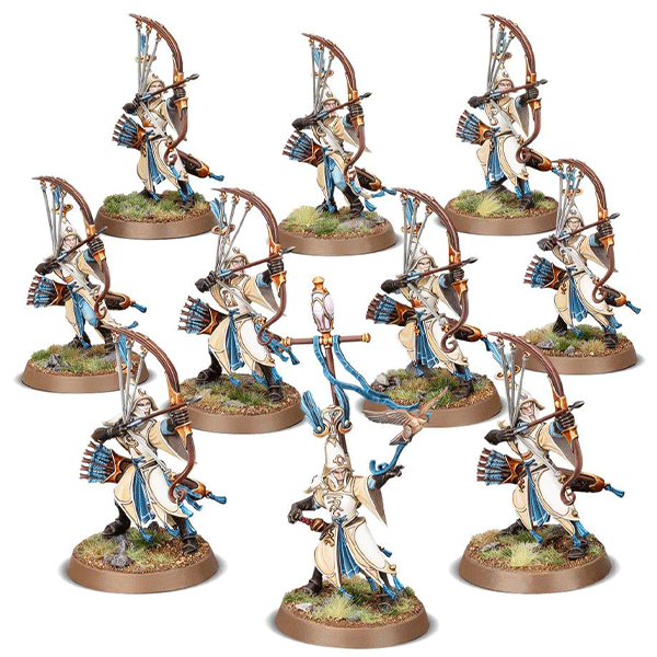 Warhammer Age of Sigmar Lumineth Realm-Lords Vanari Auralan Sentinels
