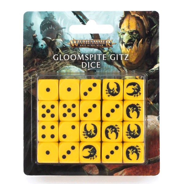 Warhammer Age of Sigmar: Gloomsprite Gitz Dice Set