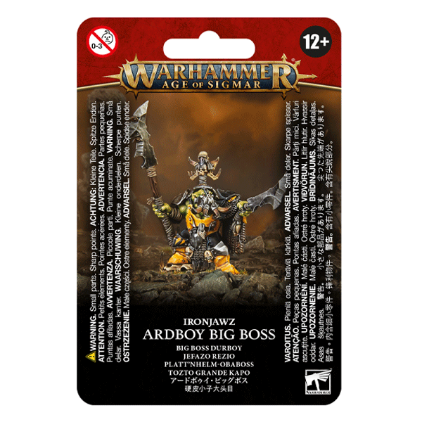 Warhammer Age of Sigmar: Orruk Warclans Ardboy Big Boss