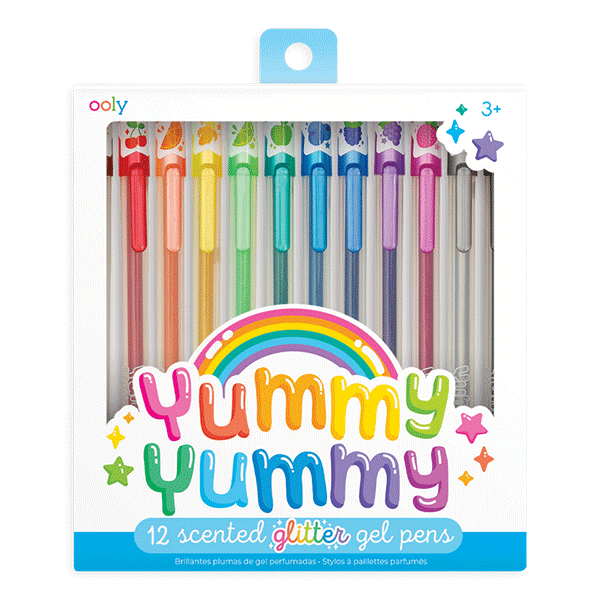 Ooly Yummy Yummy Scented Glitter Gel Pens 2.0 - Set of 12