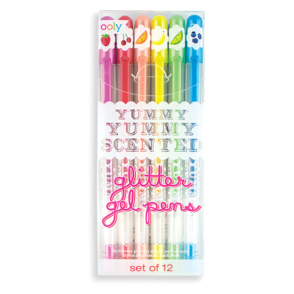 Ooly Yummy Yummy Scented Glitter Gel Pens - Set of 12