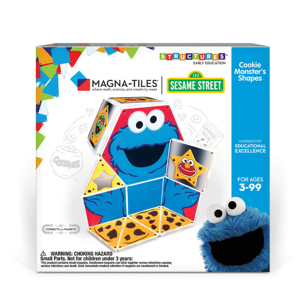 Magna-Tiles Sesame Street Cookie Monster's Shapes