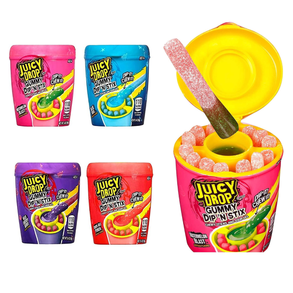 Juicy Drop Gummy Dip 'N' Stix