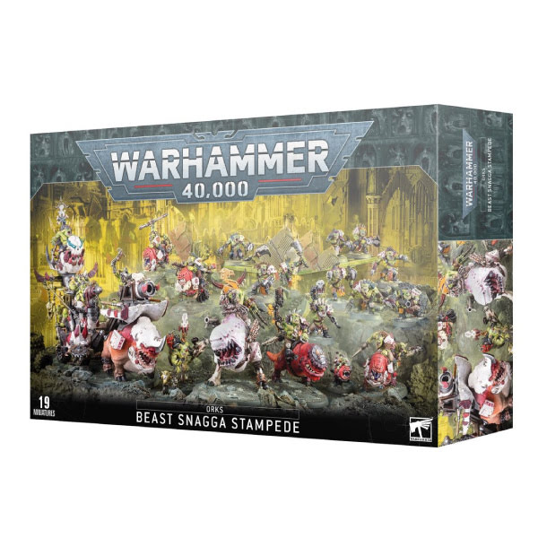 Discontinued Warhammer 40,000: Orks Beast Snagga Stampede