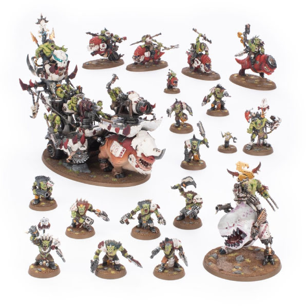 Discontinued Warhammer 40,000: Orks Beast Snagga Stampede