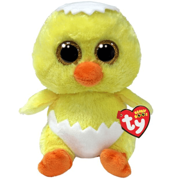 Ty Beanie Boos - Peetie Yellow Easter Chick (Regular 6