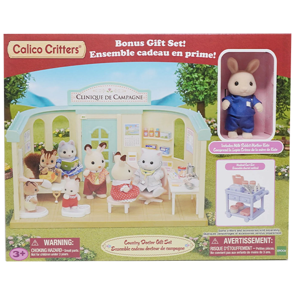 Calico critters doctor checkup set top