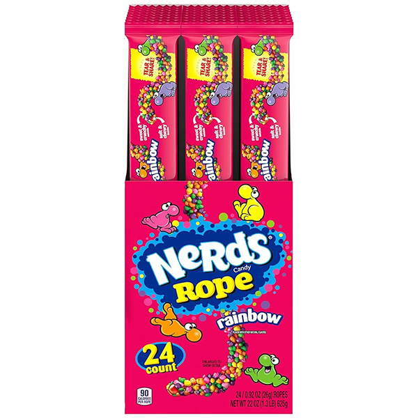 Nerds Rope Rainbow Candy (Case of 24)