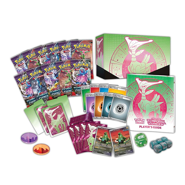 Pokemon TCG: Scarlet and Violet: Temporal Forces Elite Trainer Box: Iron Leaves