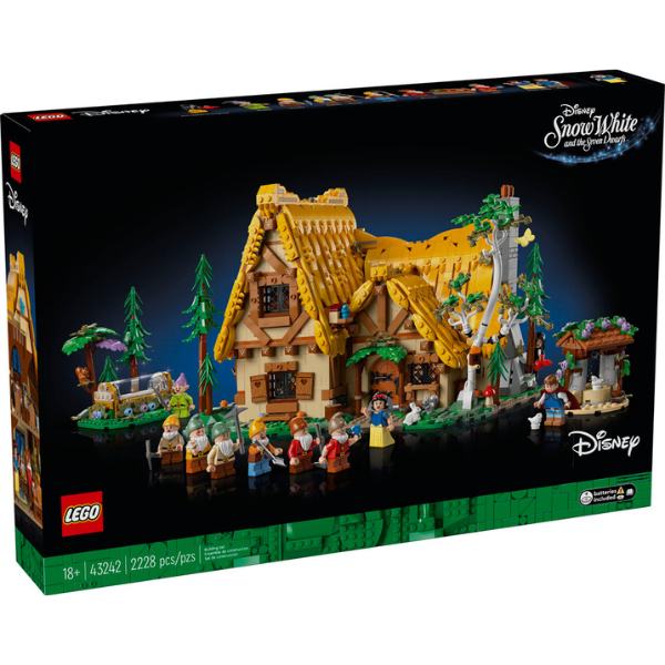 LEGO Disney 43242 Snow White and the Seven Dwarfs Cottage JR Toy Company