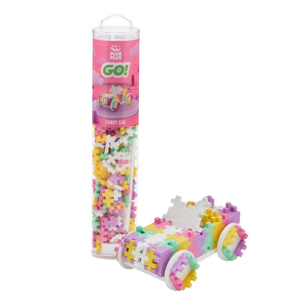 Plus-Plus Tube Colour Cars - Candy