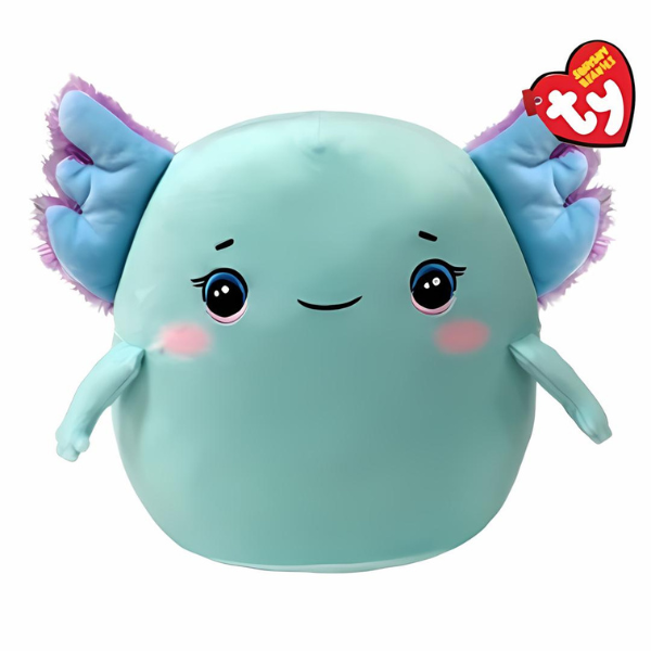 Ty Squishy Beanies - Charlie the Axolotl (Medium 10