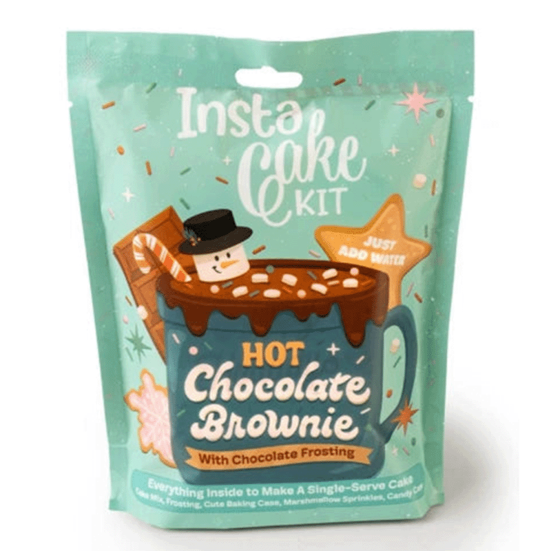 InstaCake Single Cake Mix - Chocolate Brownie / Chocolate Frosting