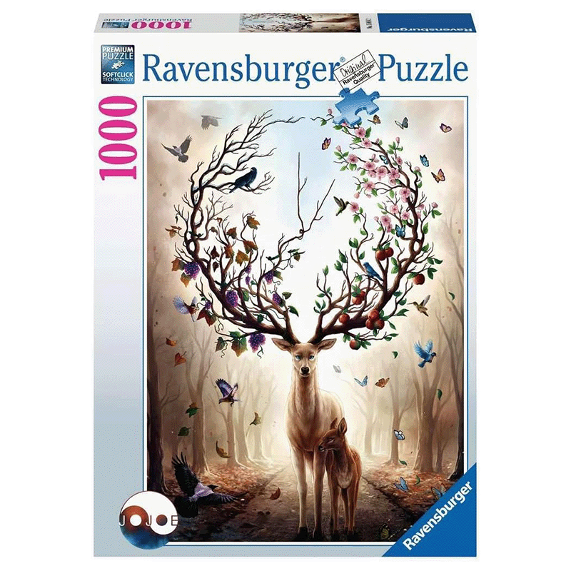Ravensburger Magical Deer and Four Seasons 1000 Piece Puzzle