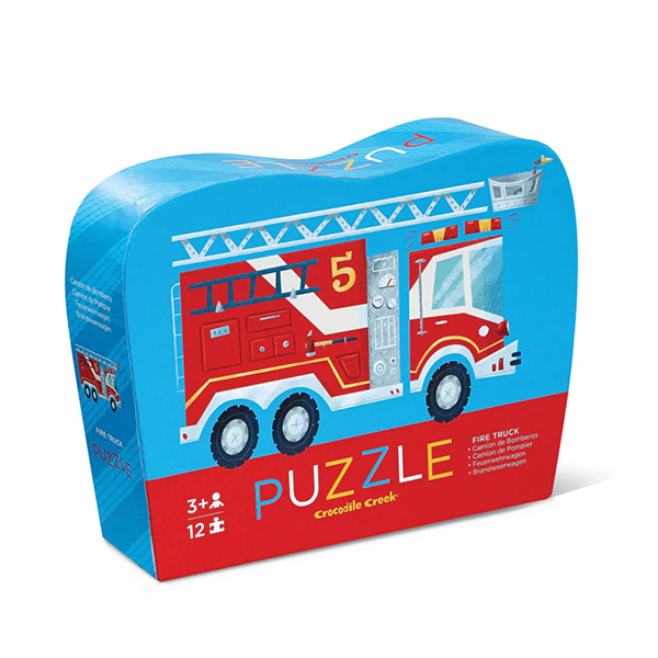 Crocodile Creek 12pc Mini Puzzle - Fire Truck