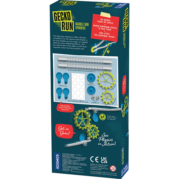 Thames & Kosmos Gecko Run: Marble Run Spinners Expansion Pack