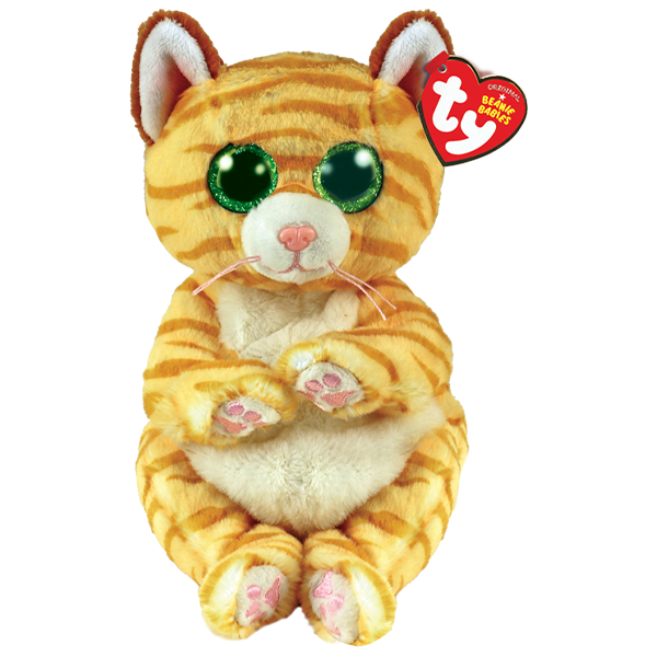 Ty Beanie Bellies - Mango Gold Striped Cat