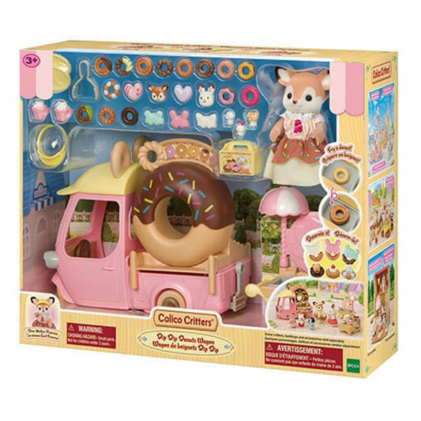 Calico Critters Dip Dip Donuts Wagon