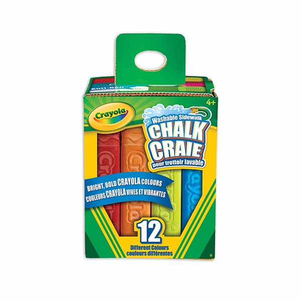 Crayola Washable Sidewalk Chalk - 12 Pack