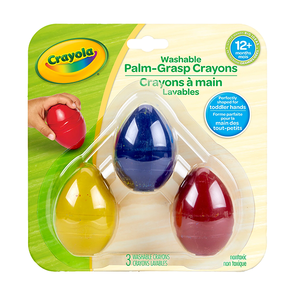 Crayola Washable Palm-Grasp Crayons (Pack of 3)