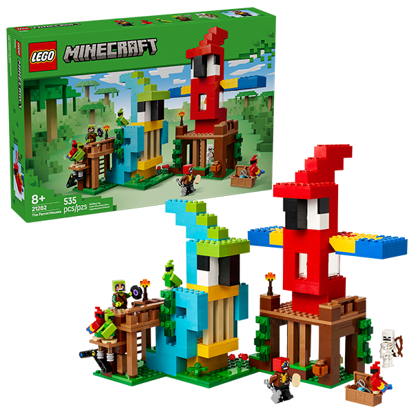 LEGO® Minecraft 21282 The Parrot Houses