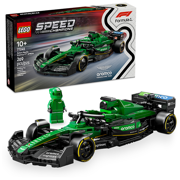 LEGO® Speed Champions 77245 Aston Martin Aramco F1® AMR24 Race Car