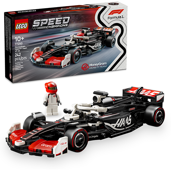 LEGO® Speed Champions 77250 MoneyGram Haas F1® Team VF-24 Race Car